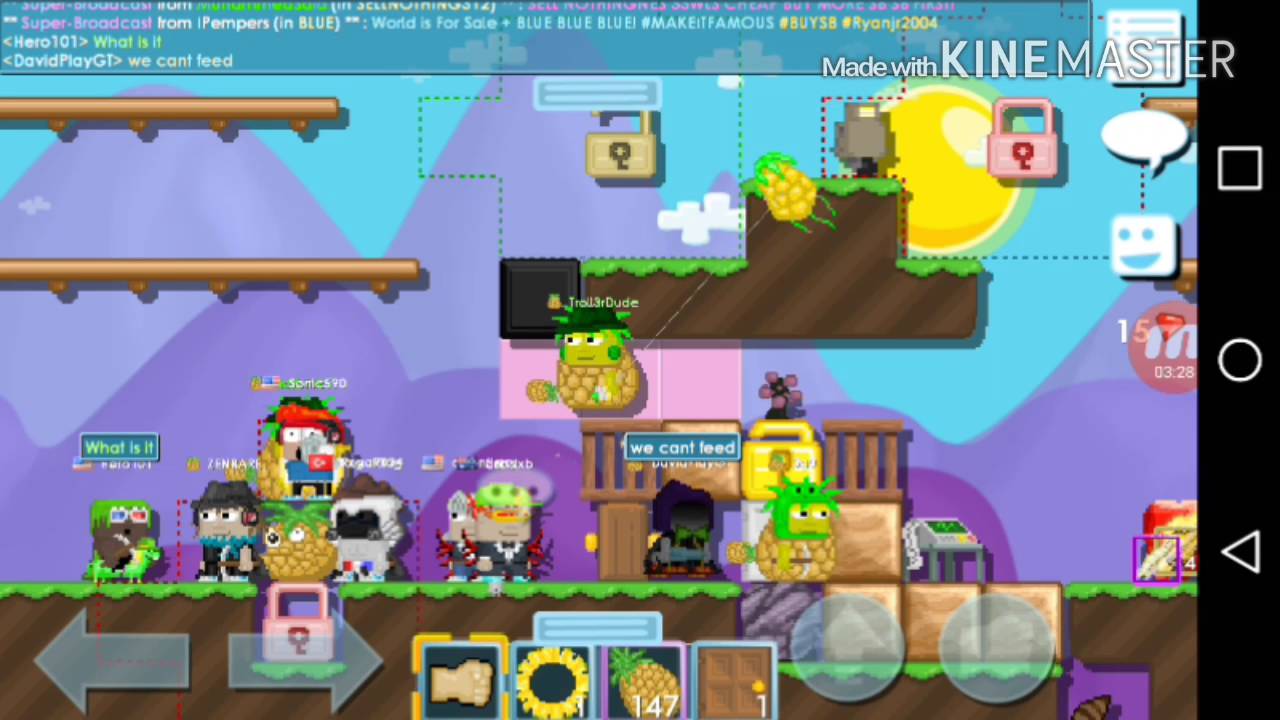 GrowTopia Guardian Pineapple
