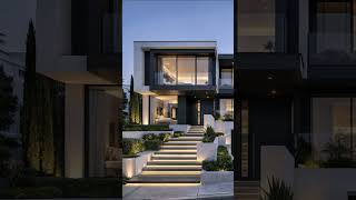 Ultra-Modern Architecture Dream Homes | Glass Facades &amp; Luxury Night Lighting 🏡 #dreamhome #home