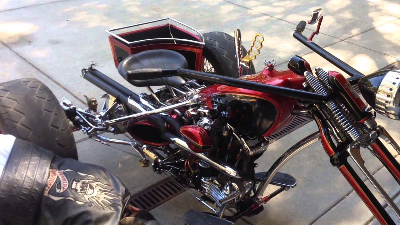 61 Harley Davidson servi-car. Custom