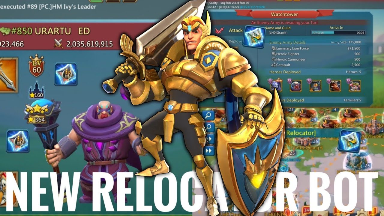 NEW CHEATER BOTS! - $2000 BOT - CAN GRAWLF BURN THE GRANDTRAP  AGAIN! FT REDRUMW - Lords Mobile