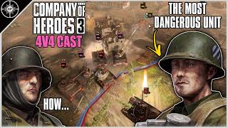 And the Deadliest Unit in CoH3 Is...  | 4v4 Oliveto Citra | CoH3 Cast 2.0 #137