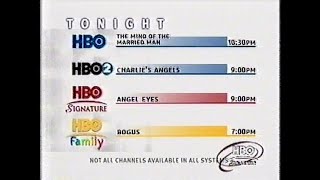HBO Signature promos (November 20, 2002)