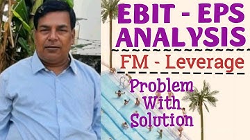 #9 EBIT - EPS ANALYSIS - Alternative Financial plan (BL AGRAWAL) For - B. Com. /CA/CMA/CS