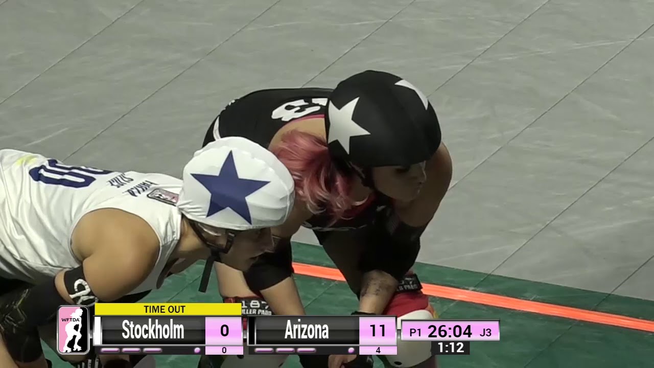 Stockholm vs Arizona - 2019 International WFTDA Playoffs: Seattle Game 1