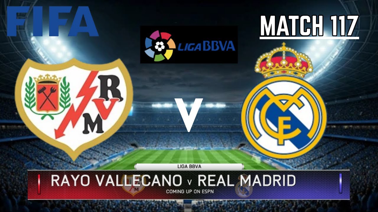 RAYO VALLECANO VS REAL MADRID - La Liga / Liga BBVA 2025-2026 | Match ...