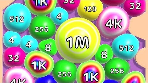 Puff Blob Merge - (Reach 1M, Math Games) Jelly 2048, Blob Merge 3d (Part 01)