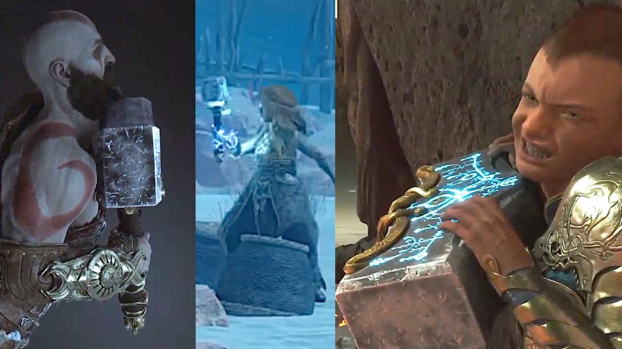 Hints Kratos Takes Thor's Hammer in God of War Ragnarok!? 