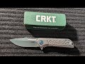 Crkt 6525 liong mah lanny assisted flipper knife