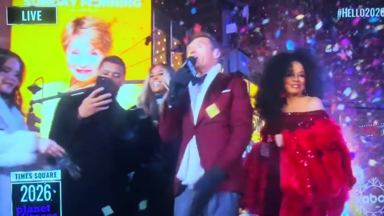 HAPPY NEW YEAR 2026 - WATCHING THE BALL DROP, TIMES SQUARE NY. Go at least once, A Great Experience 