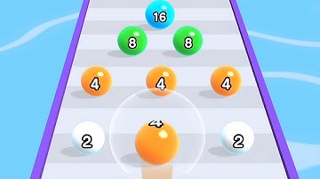 Number Ball 3D - Merge Games! All Levels Gameplay Level (3-7) android, ios