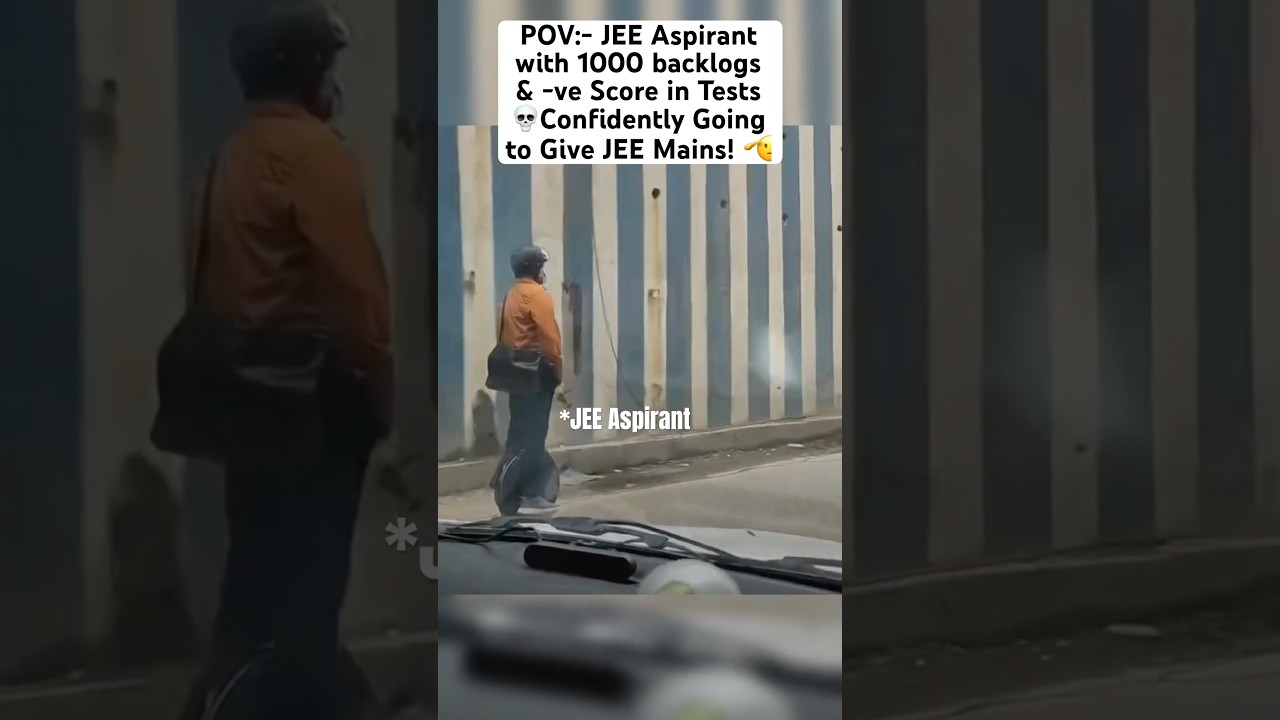 JEE Aspirants CONFIDENCE Level 🫡🔥 IIT JEE Prep | IIT JEE | JEE Mains & Advanced 