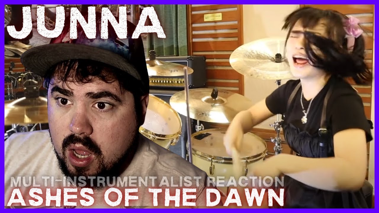 Musician Reacts to Junna 'Ashes of the Dawn' Dragonforce Drums!