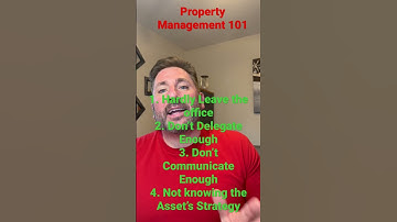 4 Common Mistakes Property Managers Make|| Property Management 101|| #shorts #propertymanagement