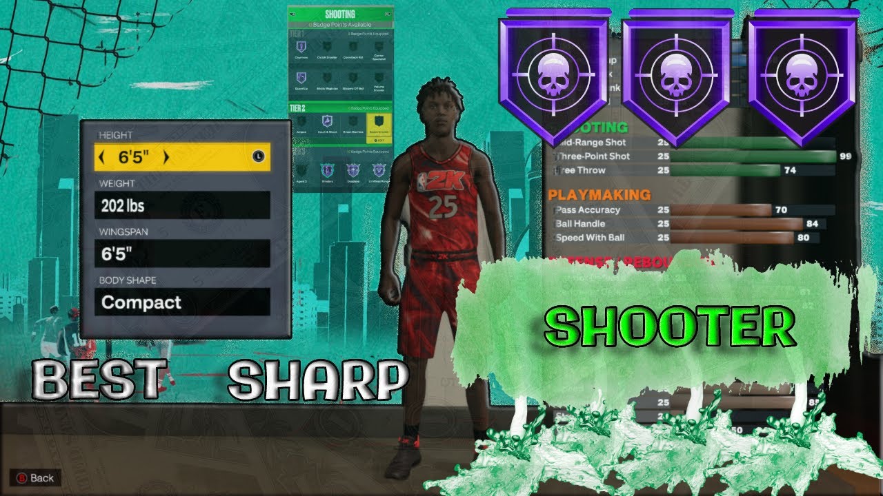 2k23 BEST Sharp Shooting Build .... Thank me later