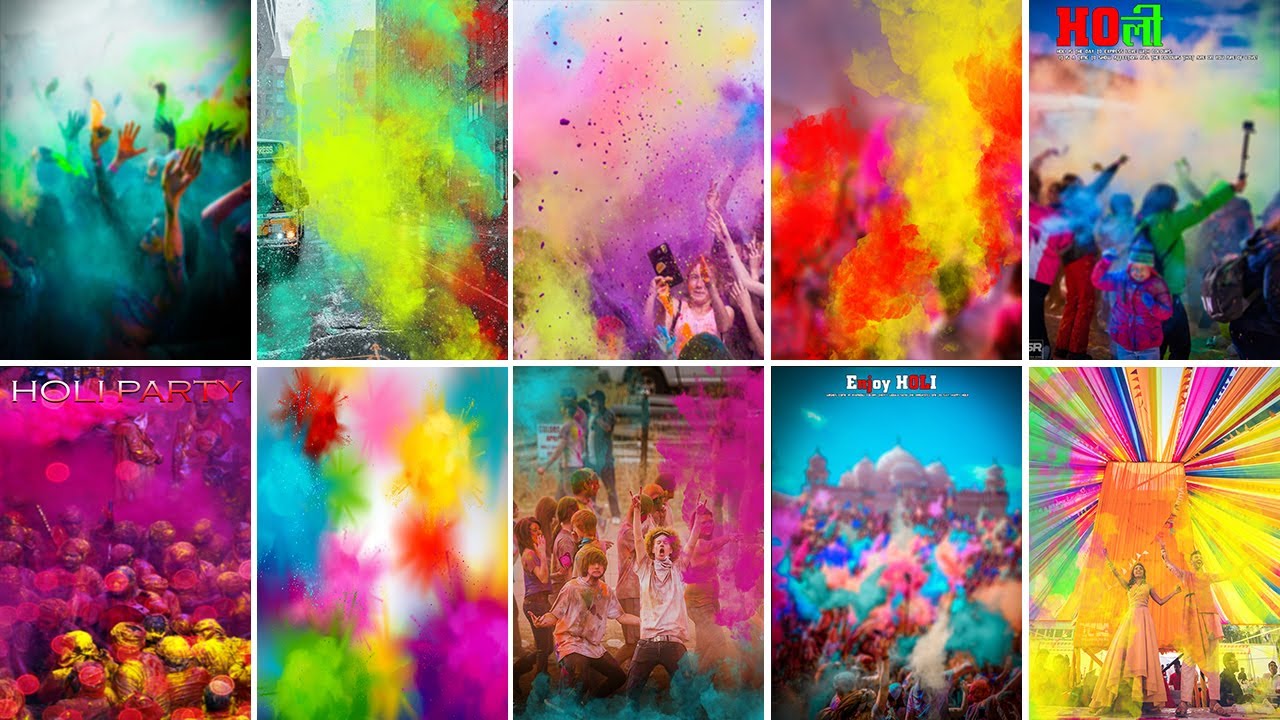 Happy Holi Background Download | Happy Holi Special Background Download | Mominul Editz