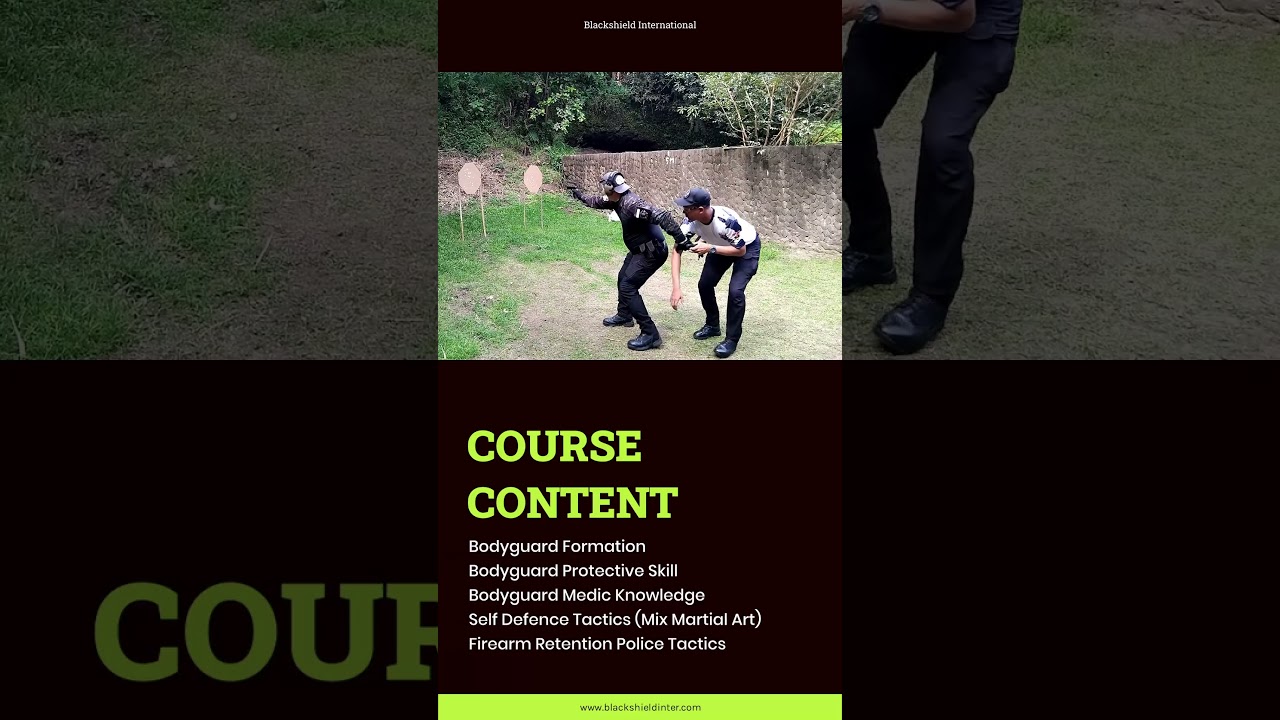 Bodyguard training &ndash; level up your protection skills