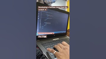 Day 32 of building a YouTube clone 🚀✅ #scratchcoding #codingchallange #computer #challenge #html
