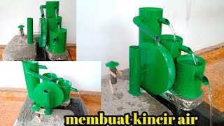 CARA MEMBUAT KINCIR AIR PAK TANI DARI PIPA PVC BEKAS