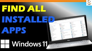 How To Check installed Apps or Programs in Your Windows 11 PC screenshot 5