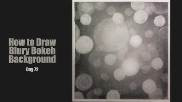 How to Draw Background with BoKeh Effect for Beginners - Step by Step