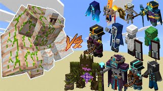 Giant Iron Golem Vs All Minecraft Dungeons Mods