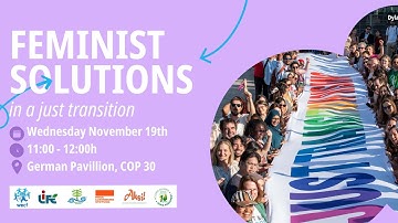 Feminist solutions in a just transition