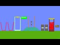 【Algodoo】Let's make a strawberry milkshake.　いちごミルクセーキを作ろう！