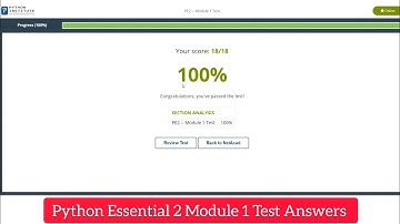 Cisco Python Essential 2 Module 1 Test Answers PE2- Module 1 Test Answers #cisco #python