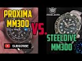 SteelDive MM300 Vs. Proxima MM300 - Comparison | The Watcher