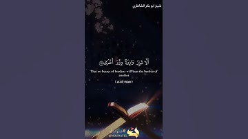 القارئ: شيخ ابو بكر الشاطري 🤍 #allah #islam #quran #قرآن