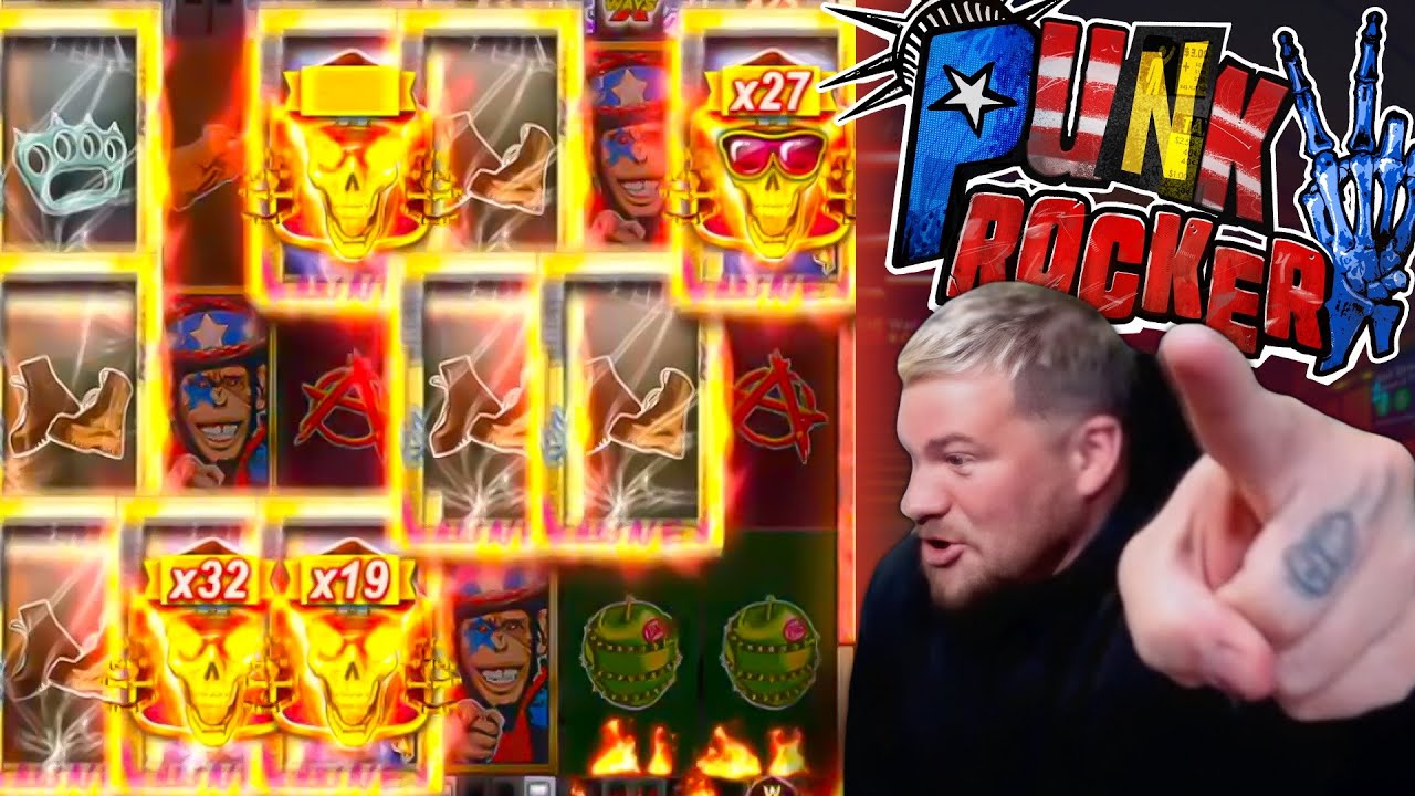 🎸 ANARCHY ON THE REELS! Huge Win on Punk Rocker 2! 🤯