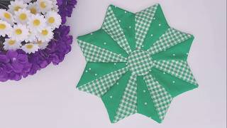 Make This Stunning Star placemats 🌟 Easy Patchwork Project 🌟 Dresden Plate Quilt Tutorial