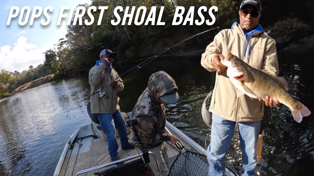 Pops Caught his first Shoal Bass/GIANT!!
