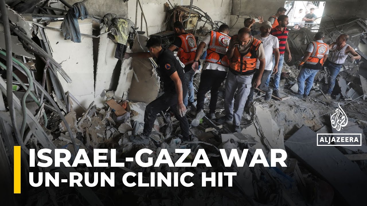 غارة إسرائيلية تستهدف عيادة تديرها الأمم المتحدة تؤوي نازحين فلسطينيين في مدينة غزة