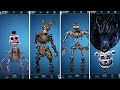 FNAF AR Security Breach Extra Animatronics Workshop Animations