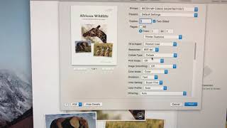 Changing the "Paper Type" on a Mac, using a Ricoh print driver
