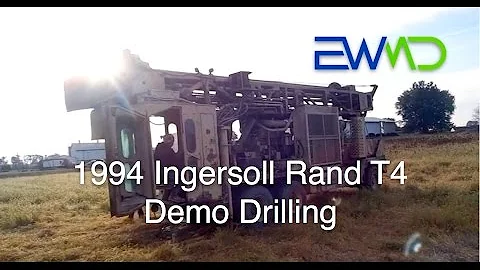 94 Ingersoll Rand T4 Drilling Demo