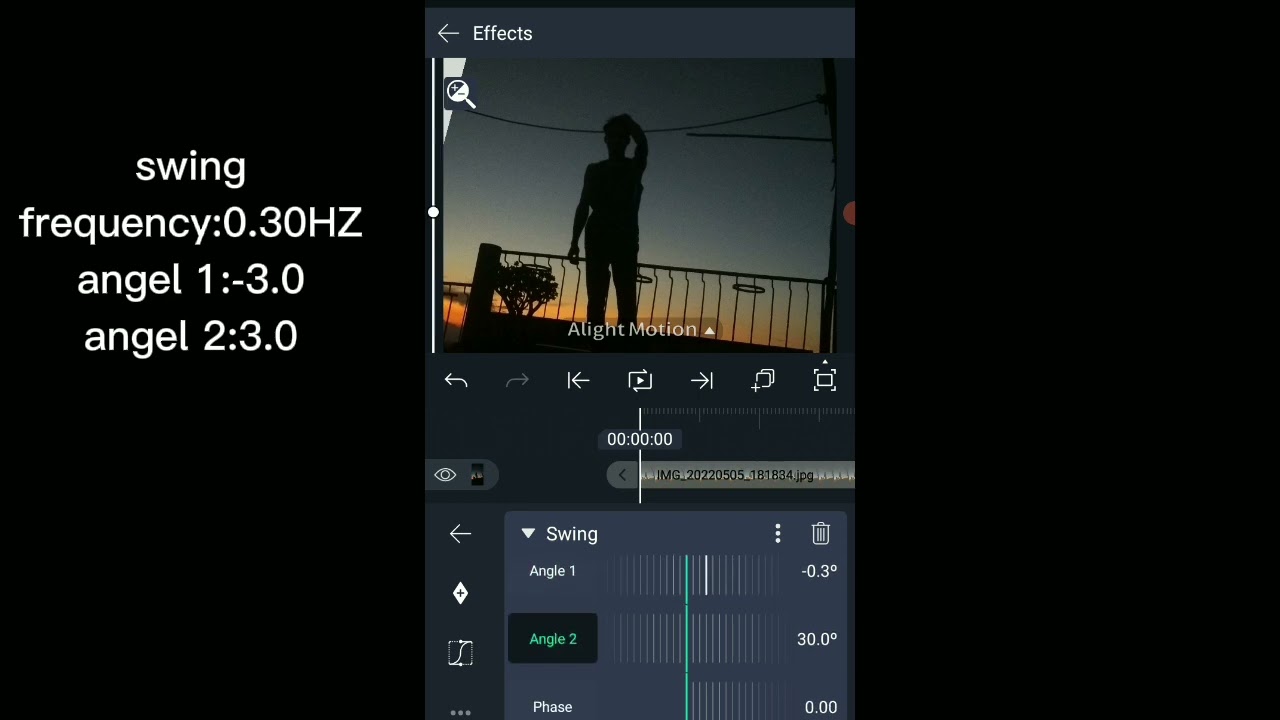 moving background tutorial alight motion...👌💖