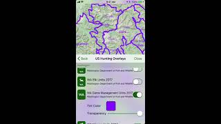 US Hunting Unit Overlays in Topo Maps+ screenshot 5