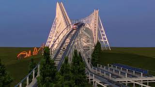 [Nolimits 2] Comet  Philadelphia Toboggan Coasters Wooden Coaster