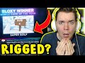 WERE THE ROBLOX BLOXY'S RIGGED?!