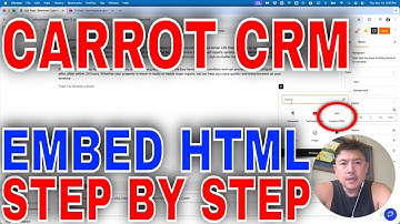 ✅  How To Embed HTML In Carrot Website🔴