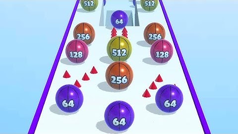 Ball Merge 2048 🎱❤️‍🔥🏀 MAX LEVELS!! All Levels Gameplay Walkthrough Android, iOS NEW UPDATE
