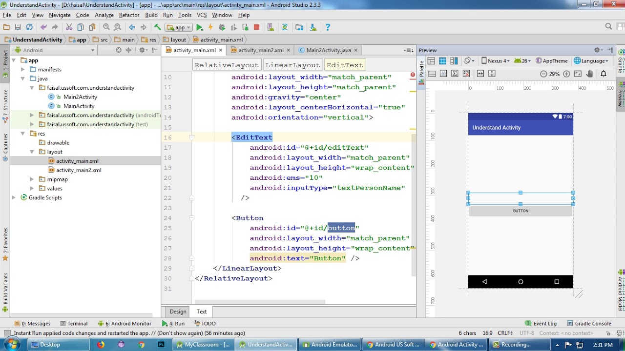 LICT Android App Course Class08 Part 02 how to generate debug apk - YouTube