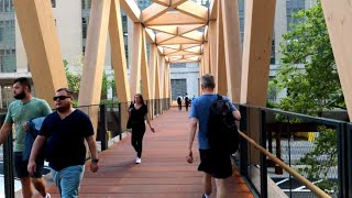 ⁴ᴷ⁶⁰ Walking NYC: High Line-Moynihan Connector from Moynihan Train Hall to Hudson Yards