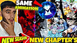 BLACK CLOVER Anime Comeback! Solo Leveling Animators Working on It? & 3-NEW CHAPTER .. More..