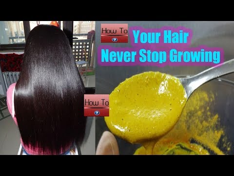 Your HairWill NeverStopGrowing|Double Long Hair Growth Secret|super long hair Growth|baldness