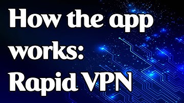 How the Rapid VPN app works
