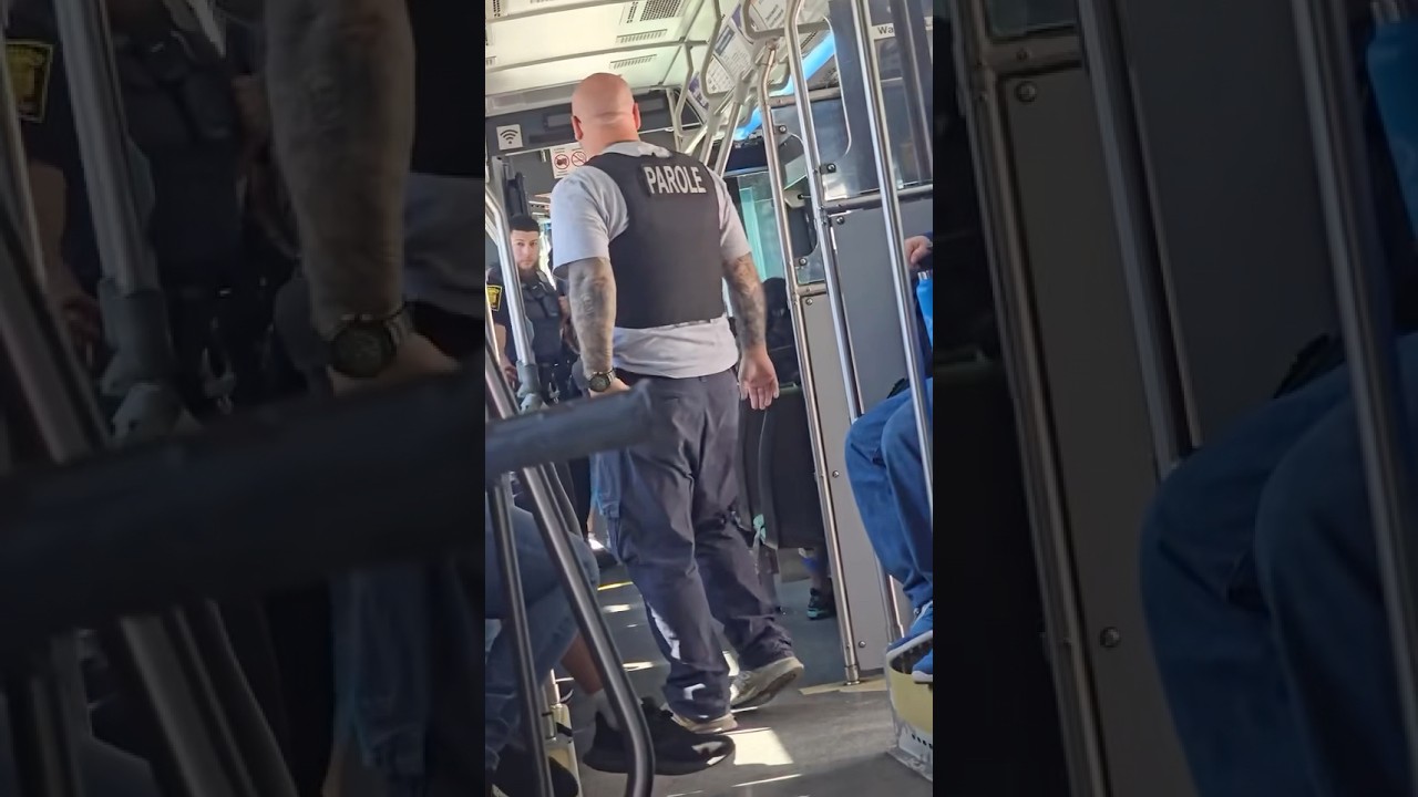 Police Search for Suspect on Fast Track Bus — Intense Pursuit Caught on Camera!