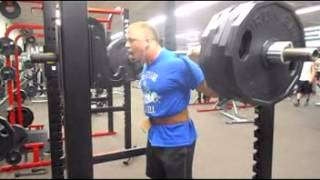 615 Pounds Squat Double (popped blood vessel), 500x12